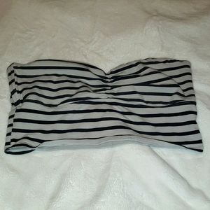 PINK Victoria's Secret White with Black Bandeau